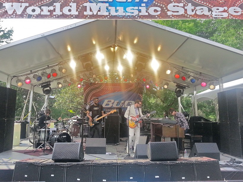 The New Mastersounds at International Fest in Houston TX.  World Music... well they are from Europe I guess!