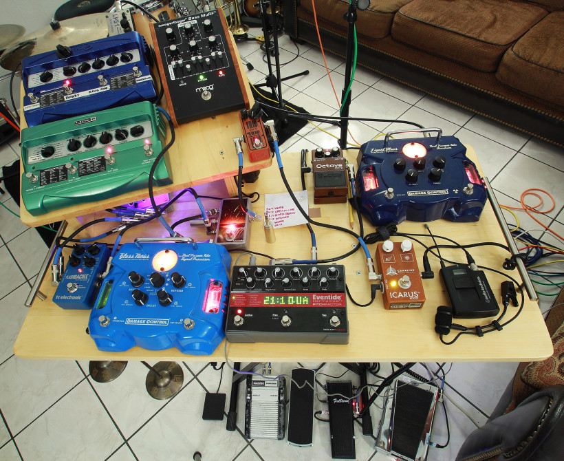 Pedal setup for 3-7-15 session